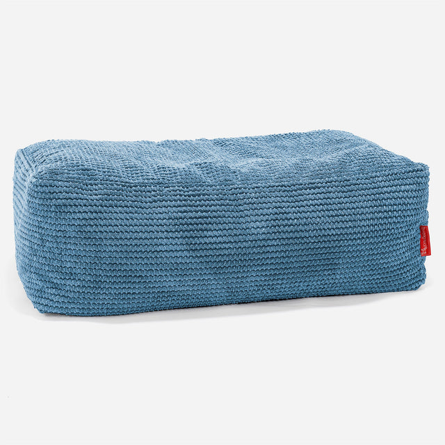 Large Footstool - Pom Pom Sky Blue 01