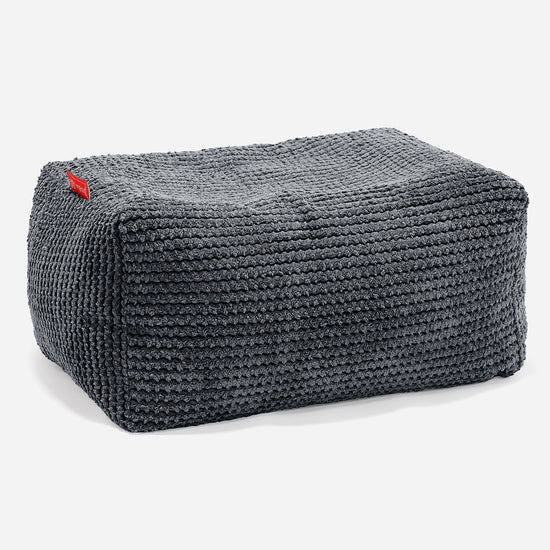 Small Footstool - Pom Pom Black 01