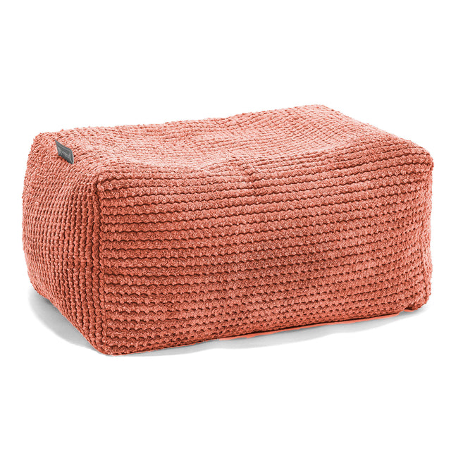Small Footstool - Pom Pom Pastel Red 01
