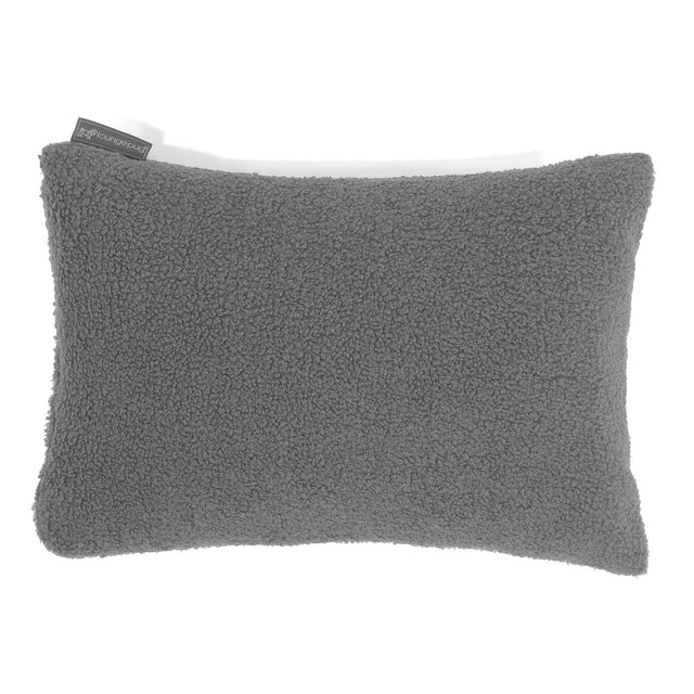Rectangular Scatter Cushion Cover 35 x 50cm - Boucle Grey 01