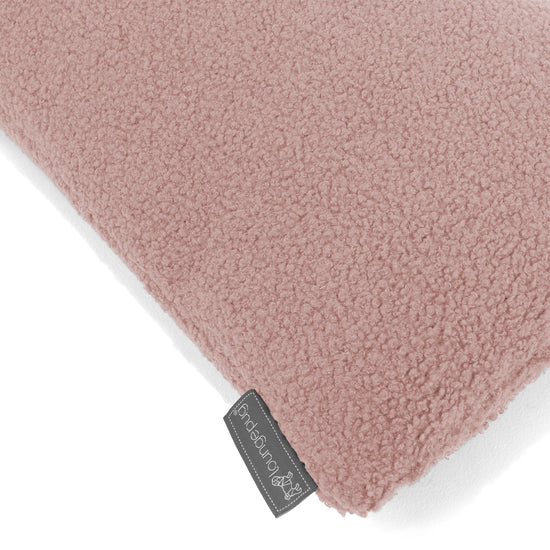 Rectangular Scatter Cushion Cover 35 x 50cm - Boucle Pink 02