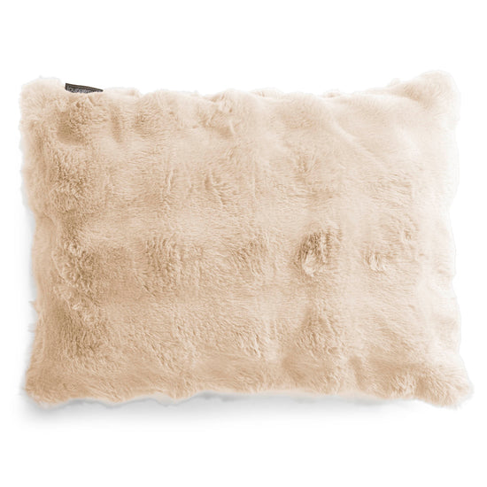Rectangular Scatter Cushion Cover 35 x 50cm - Bubble Faux Fur Cream 01