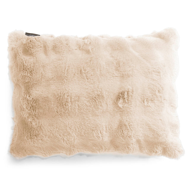 Rectangular Scatter Cushion Cover 35 x 50cm - Bubble Faux Fur Cream 01