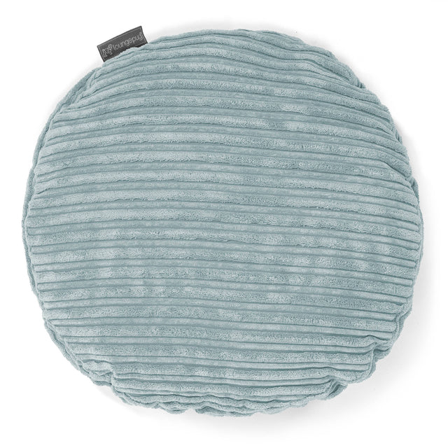 Round Scatter Cushion Cover 50cm - Cord Mint Green 01