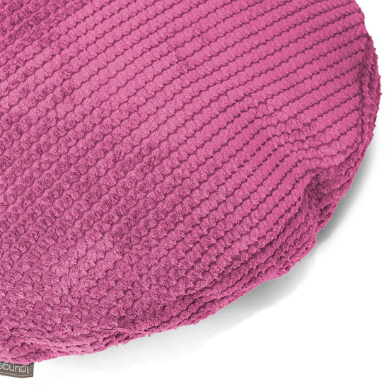 Round Scatter Cushion Cover 50cm - Pom Pom Pink 02