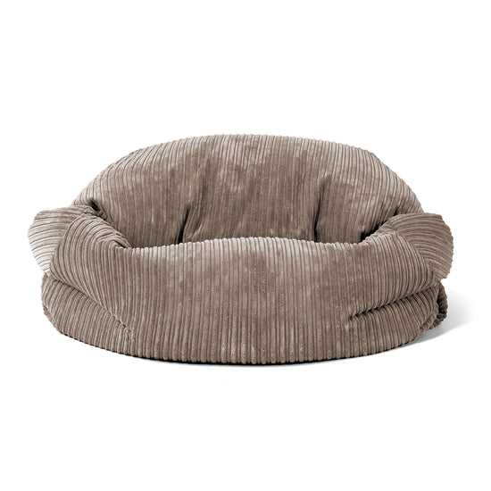 Sabine Bean Bag Sofa - Cord Dovetail Grey 02