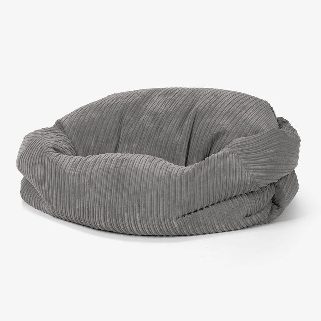 Sabine Bean Bag Sofa - Cord Graphite Grey 01