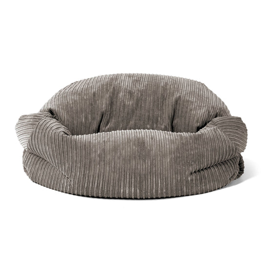 Sabine Bean Bag Sofa - Cord Graphite Grey 02