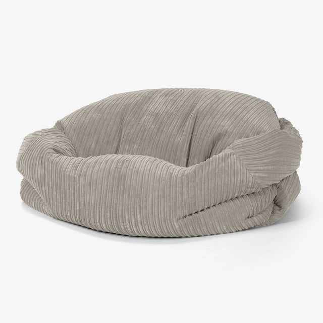 Sabine Bean Bag Sofa - Cord Mink 01