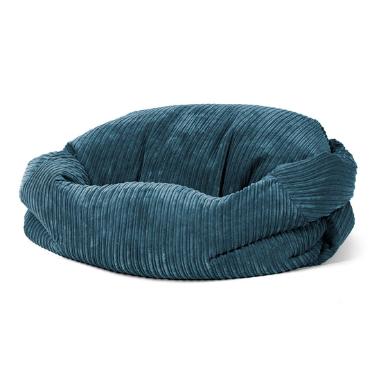 Sabine Bean Bag Sofa - Cord Navy Blue 01