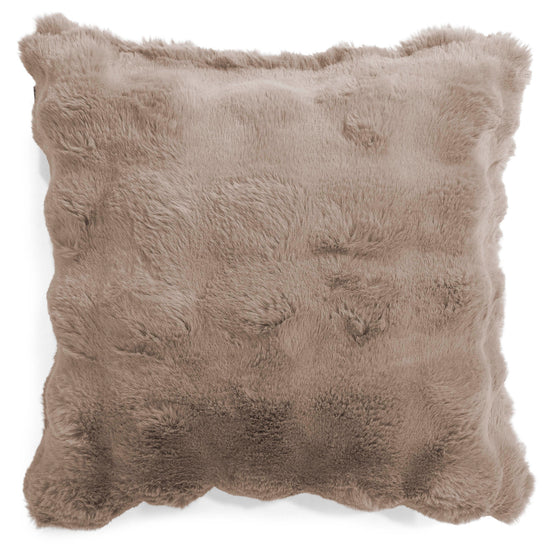 Scatter Cushion Cover 47 x 47cm - Bubble Faux Fur Mink 01