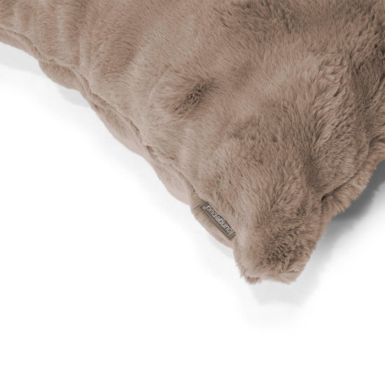 Scatter Cushion Cover 47 x 47cm - Bubble Faux Fur Mink 02