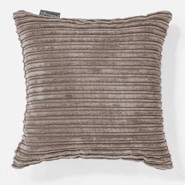 Scatter Cushion Cover 47 x 47cm - Cord Dovetail Grey 01