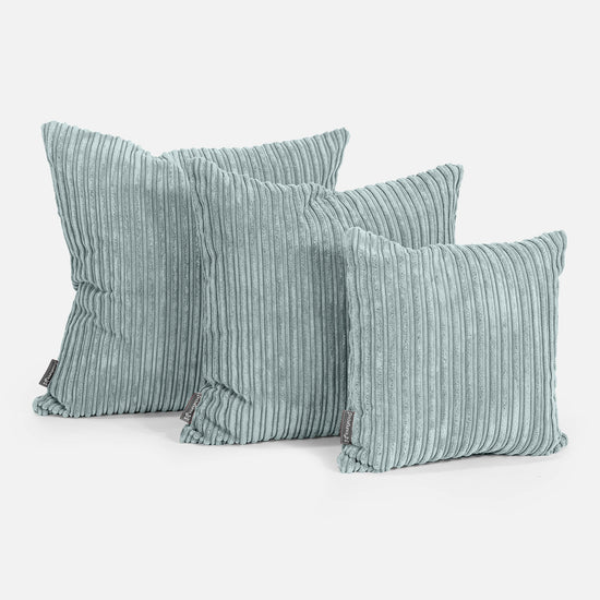 Scatter Cushion Cover 47 x 47cm - Cord Mint Green 02