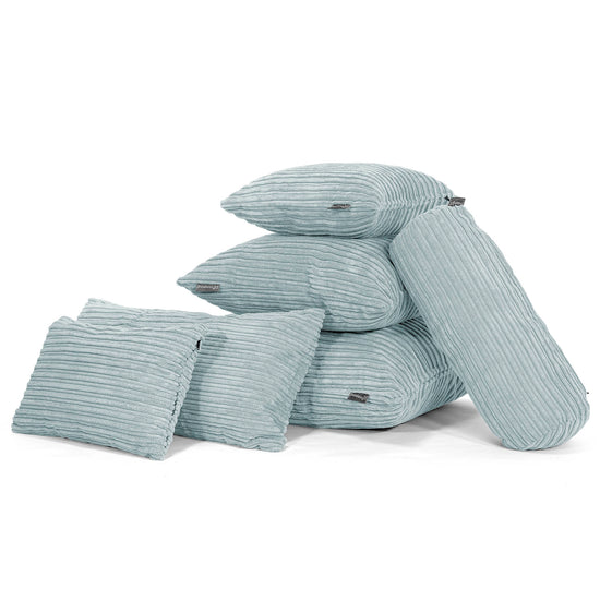 Scatter Cushion Cover 47 x 47cm - Cord Mint Green 04