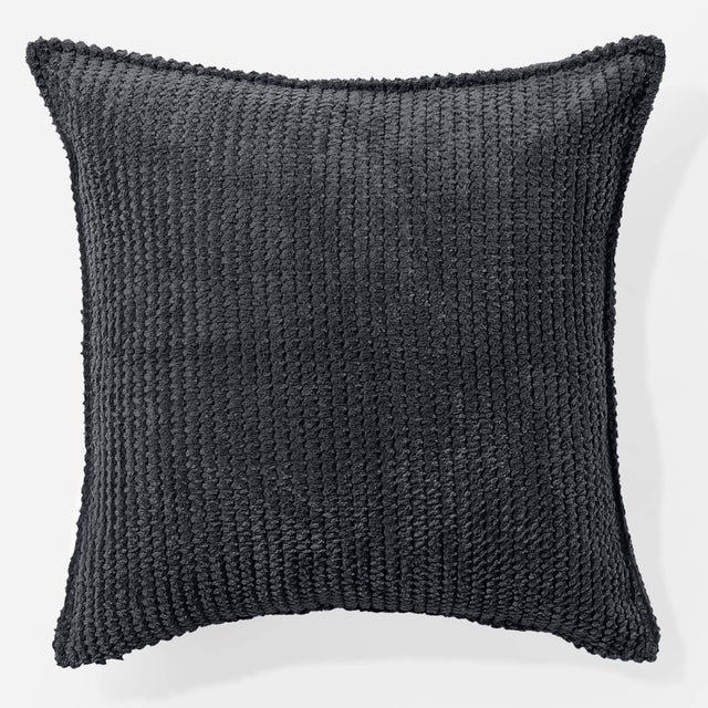 Scatter Cushion Cover 47 x 47cm - Pom Pom Black 01
