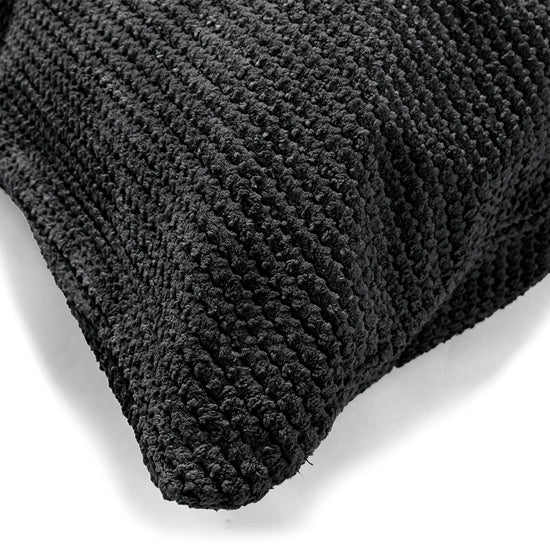 Scatter Cushion Cover 47 x 47cm - Pom Pom Black 03