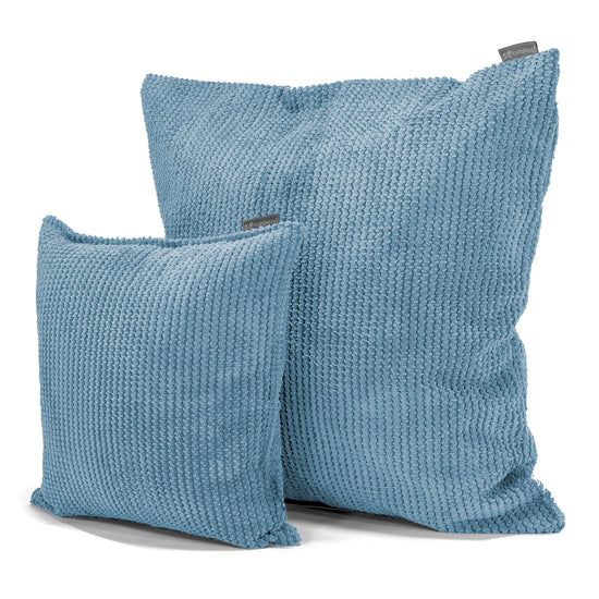 Scatter Cushion Cover 47 x 47cm - Pom Pom Sky Blue 02