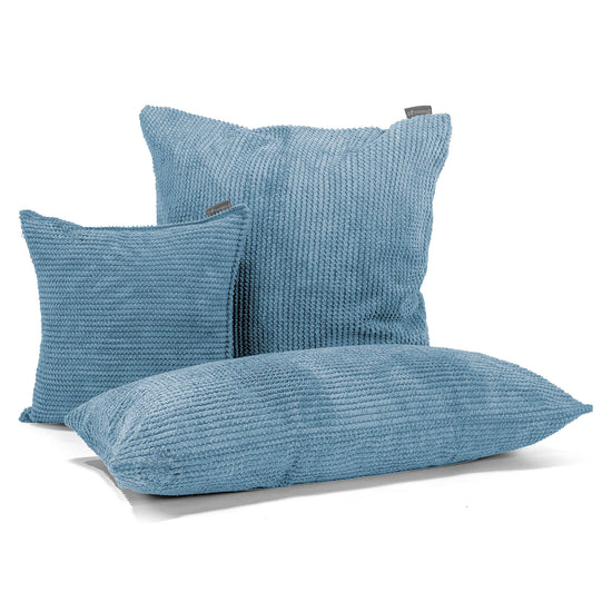 Scatter Cushion Cover 47 x 47cm - Pom Pom Sky Blue 04