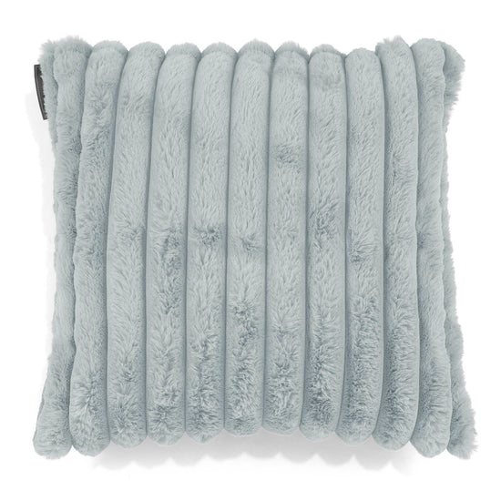 Scatter Cushion Cover 47 x 47cm - Ultra Plush Cord Duck Egg Blue 01