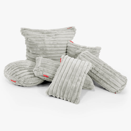 Scatter Cushion Cover 47 x 47cm - Ultra Plush Cord Sage Green 03