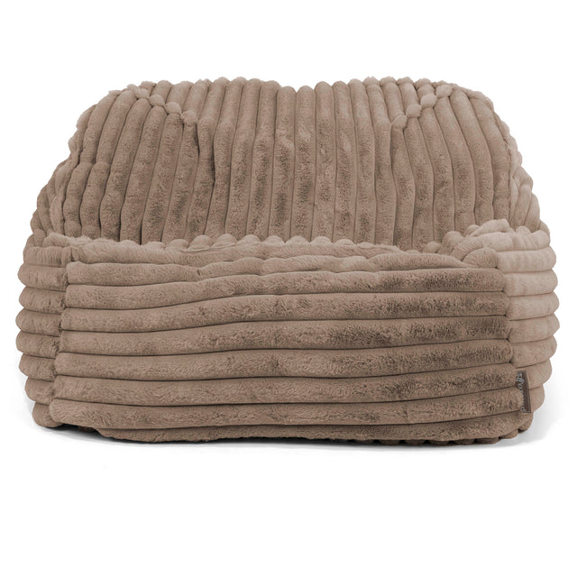 Sloucher Bean Bag Chair - Ultra Plush Cord Minky 02