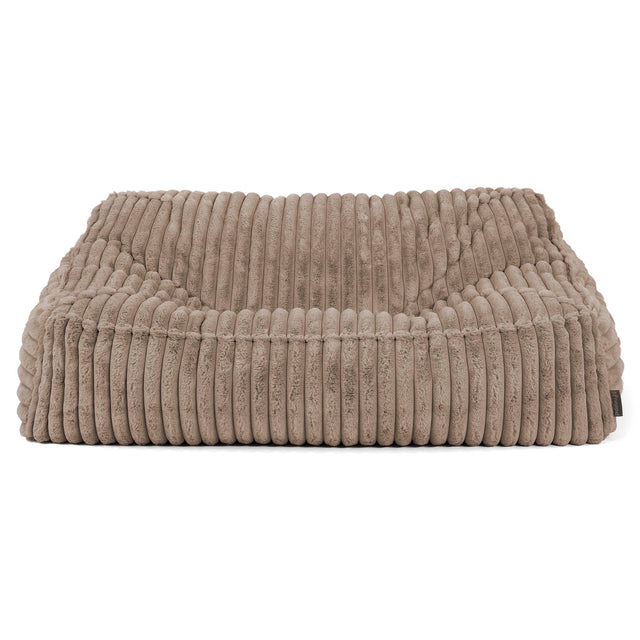 Sloucher Bean Bag Sofa - Ultra Plush Cord Minky 02