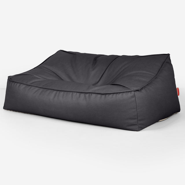 Sloucher Bean Bag Sofa Replacement Cover - Vegan Leather 01
