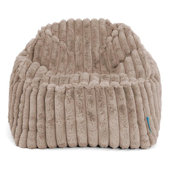Sloucher Child's Bean Bag 2-6 yr - Ultra Plush Cord Minky 02