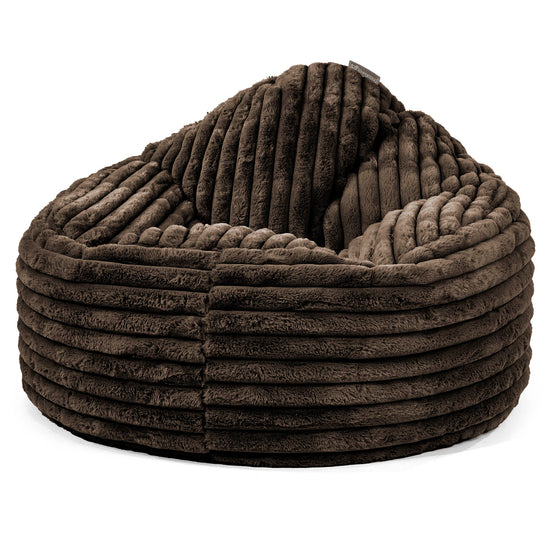 Archi Bean Bag Chair - Ultra Plush Cord Sable 01