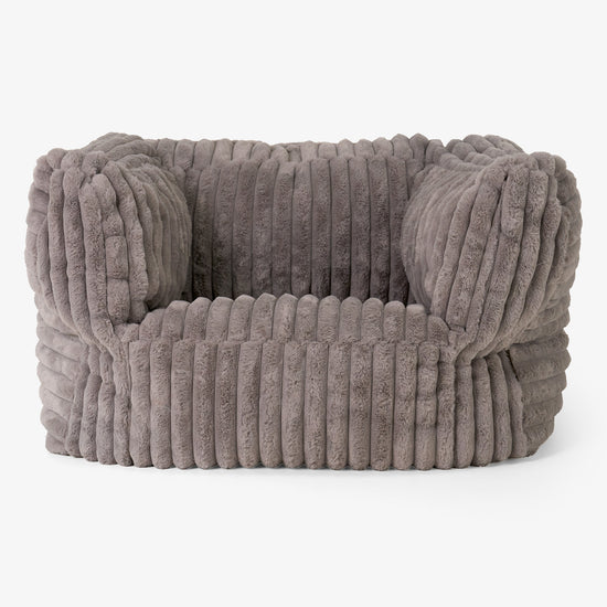Albert Bean Bag Armchair - Ultra Plush Cord Minky 01