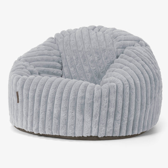 Classic Bean Bag Chair - Ultra Plush Cord Duck Egg Blue 01