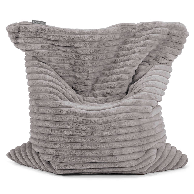 XL Pillow Beanbag - Ultra Plush Cord Grey 01