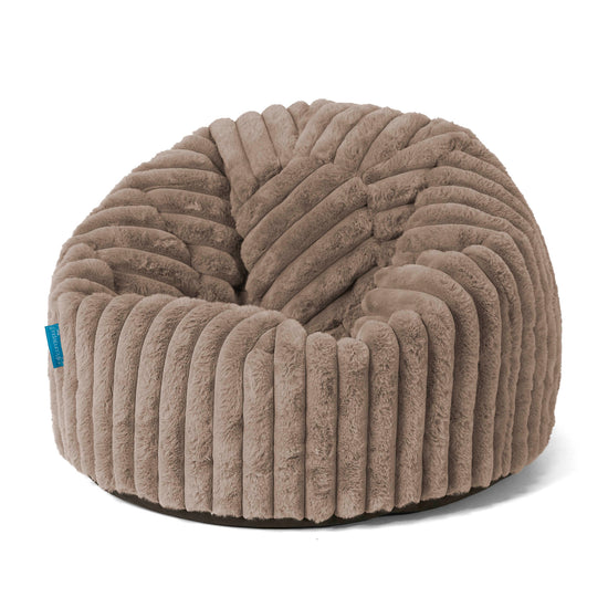 Classic Kids Bean Bag Chair 1-5 yr - Ultra Plush Cord Minky 01