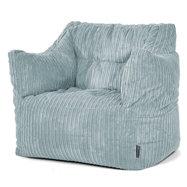 Victor Bean Bag Armchair - Cord Mint Green 01