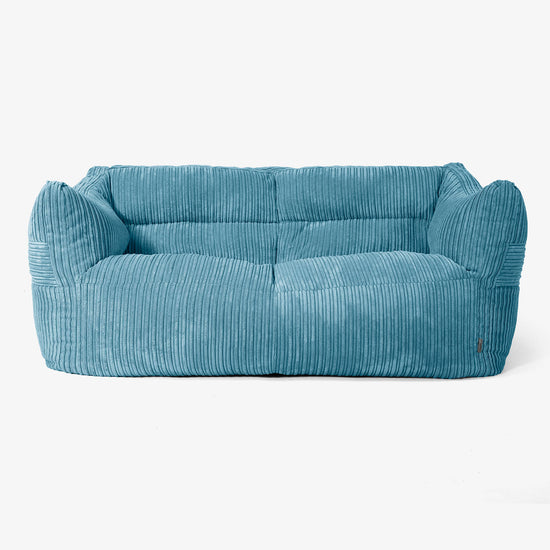 Victor Sofa Bean Bag - Cord Aegean Blue 01