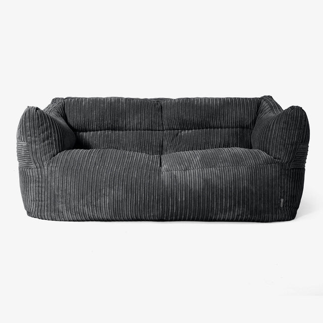 Victor Sofa Bean Bag - Cord Black 01