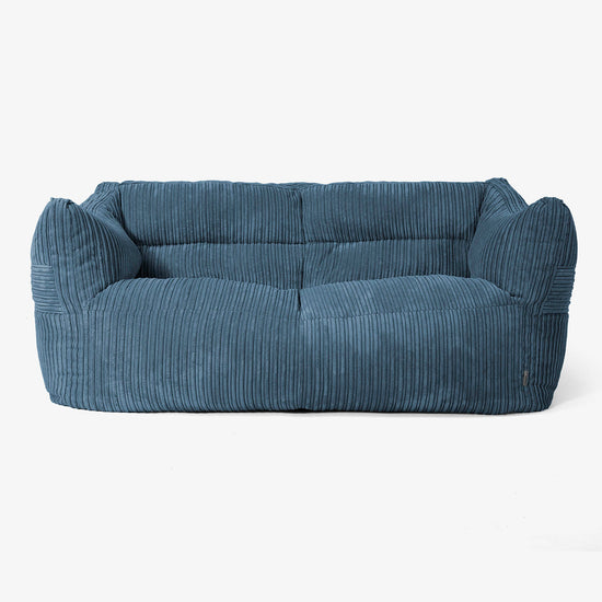 Victor Sofa Bean Bag - Cord Navy Blue 01