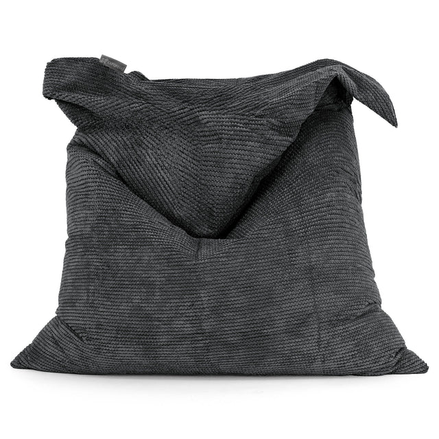 XL Pillow Bean Bag - Pom Pom Black 01