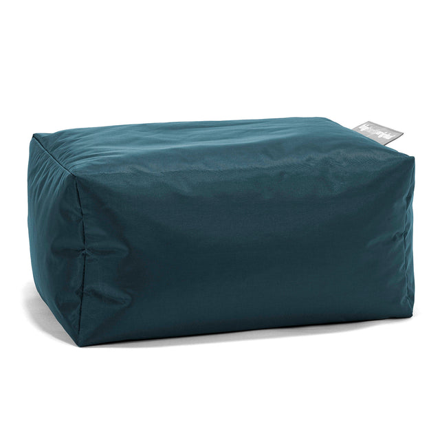 Outdoor Small Footstool - SmartCanvas™ Petrol 01