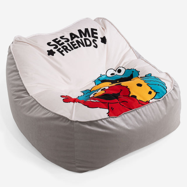 Sloucher Bean Bag Chair - Sesame Friends 02
