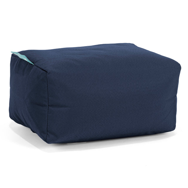 SoleiStorm™ Ultra 2000 h+ Outdoor Small Footstool - Olefin Navy 01