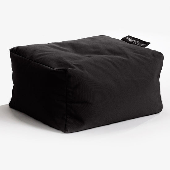 SoleiStorm™ Ultra 2000 h+ Outdoor Small Footstool - Olefin Black 01