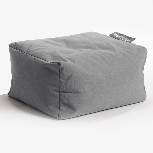 SoleiStorm™ Ultra 2000 h+ Outdoor Small Footstool - Olefin Mid Grey 01