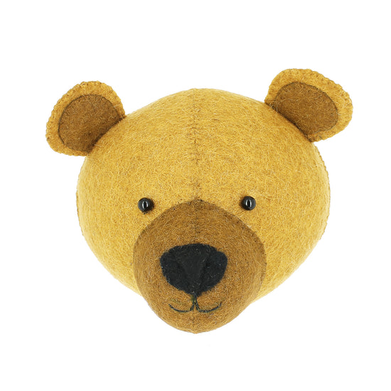 Mini Bear Cub Head Wall Mount 01