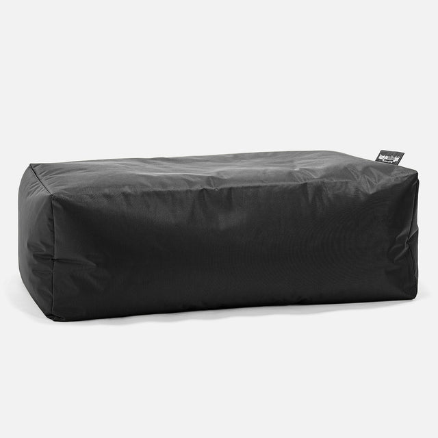 Outdoor Large Footstool - SmartCanvas™ Black 01