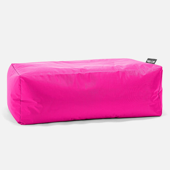 Outdoor Large Footstool - SmartCanvas™ Cerise Pink 01