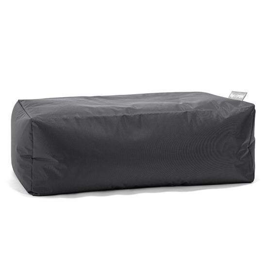 Outdoor Large Footstool - SmartCanvas™ Graphite Grey 01