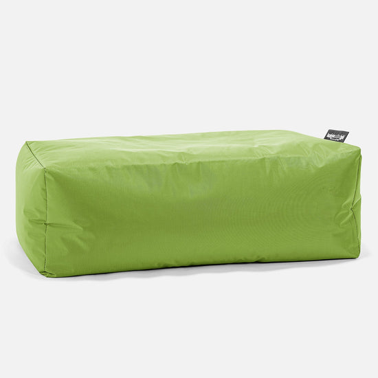Outdoor Large Footstool - SmartCanvas™ Lime Green 01