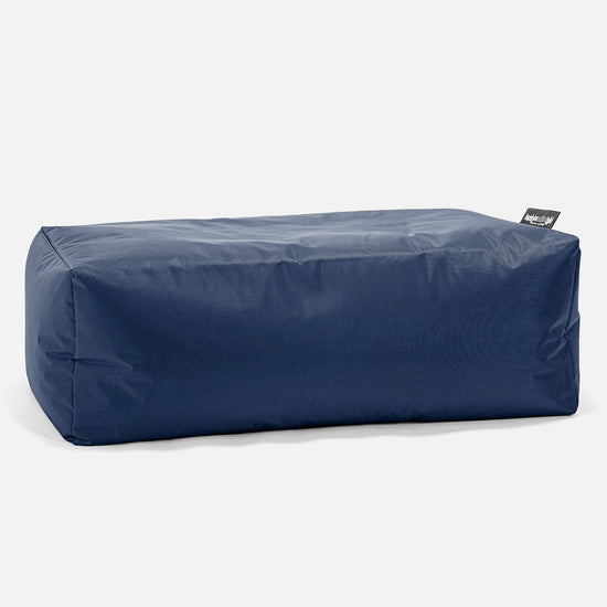 Outdoor Large Footstool - SmartCanvas™ Navy Blue 01
